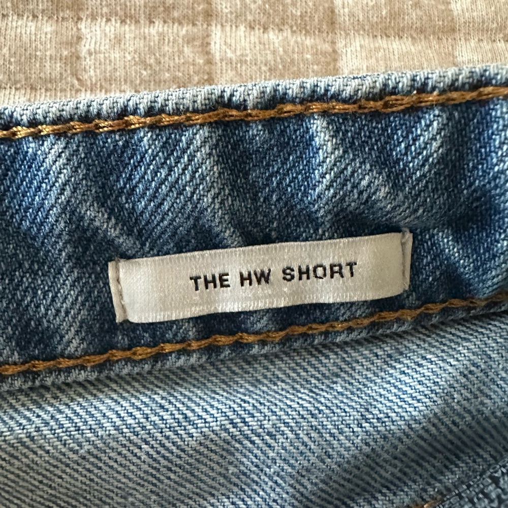 Zara Blue Distressed Jean Shorts - Picture 3 of 4